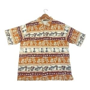 Chip Shot Golf Graphics Shirt‎ Button Soft Cotton Men's XL "The Soul of Golf "